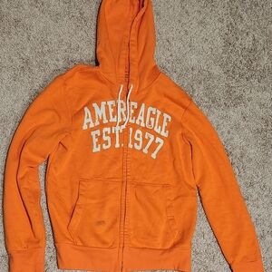 American Eagle Outfitters Vibrant Orange Hoodie